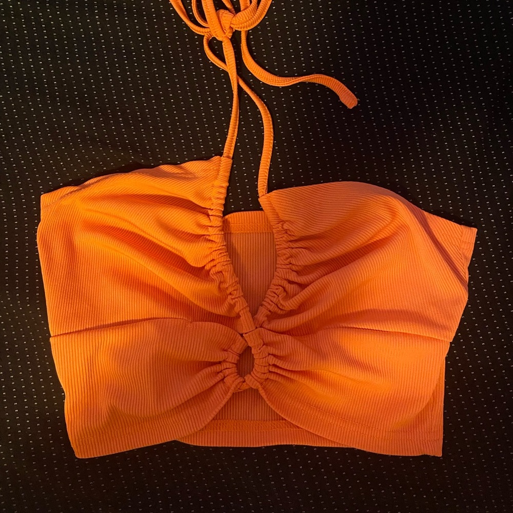 orange cross front going out top
